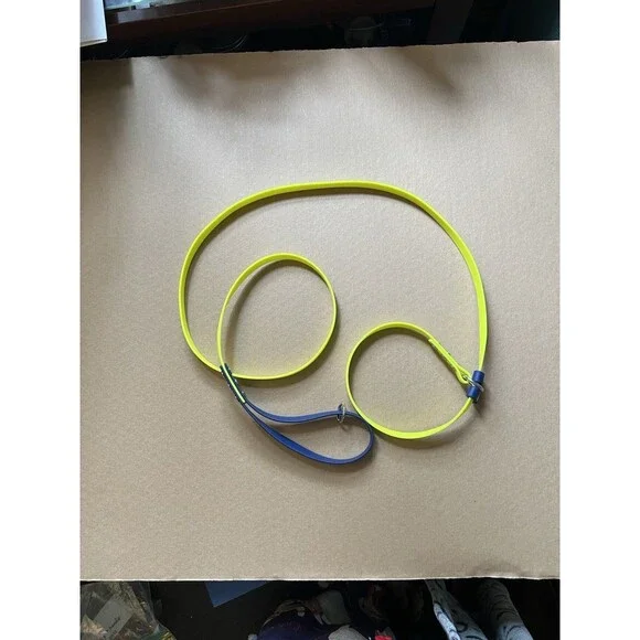 5.5’ Biothane Deluxe Slip Dog Leash - 5/8" wide w/o-ring for poo bags! USA Made - Picture 4 of 7